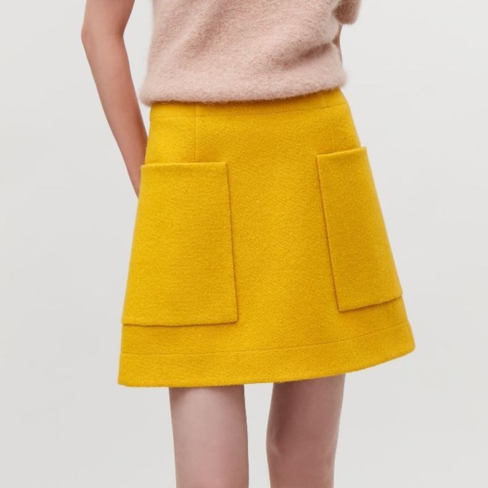 Yellow COS Skirt
